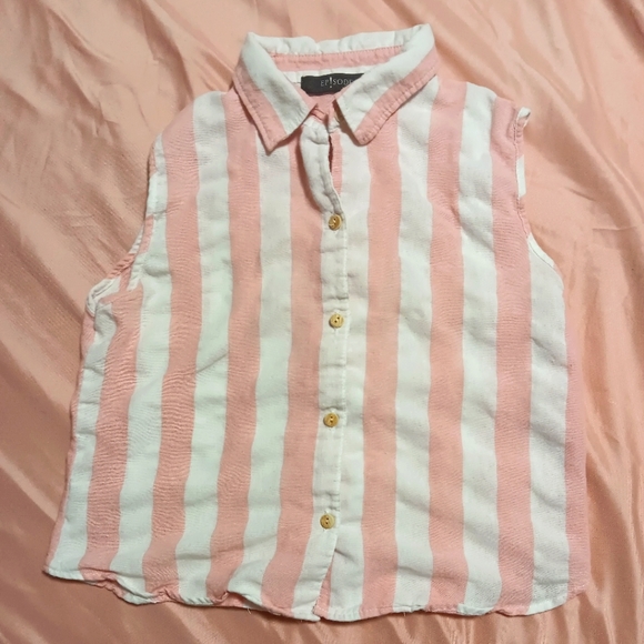 Episode striped button up - sz S - Picture 1 of 2